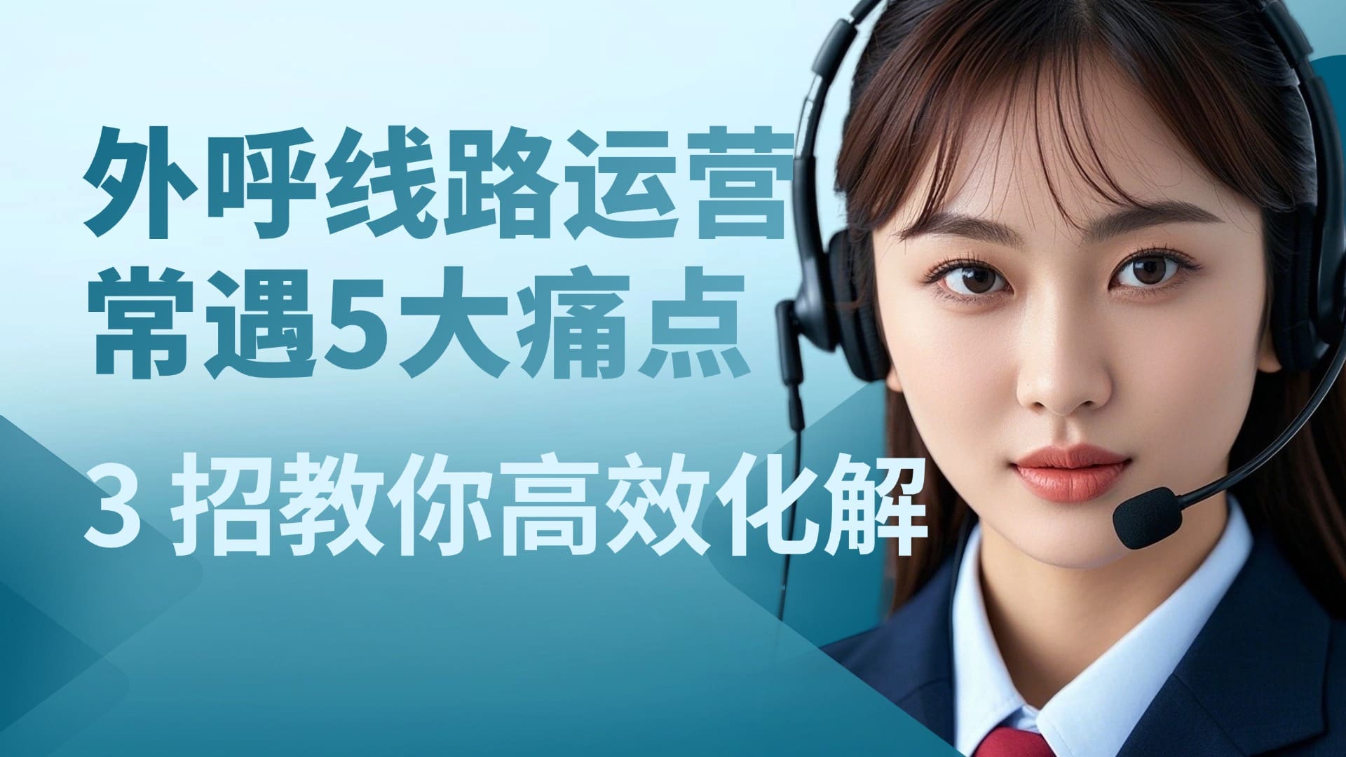 外呼线路运营常遇 5 大痛点？3 招教你高效化解