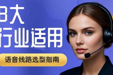 8大行业适用的语音线路选型指南