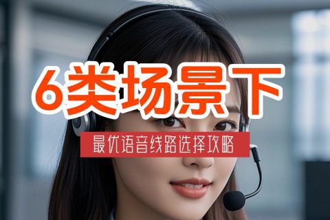 6大场景语音线路怎么选？这份攻略教你精准匹配最优方案