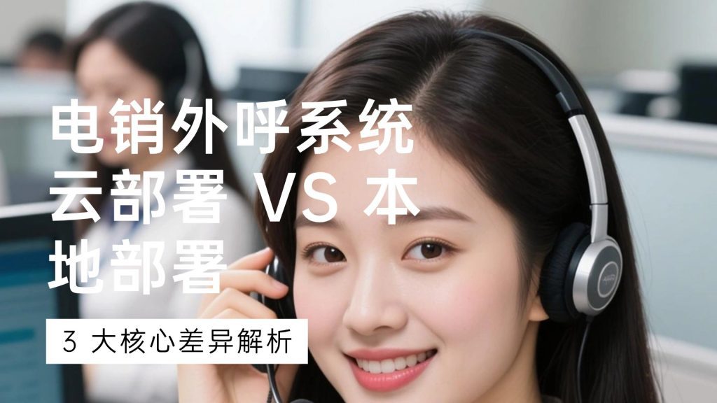 电销外呼系统云部署 VS 本地部署：3 大核心差异解析