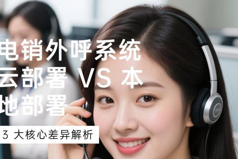 电销外呼系统云部署 VS 本地部署：3 大核心差异解析